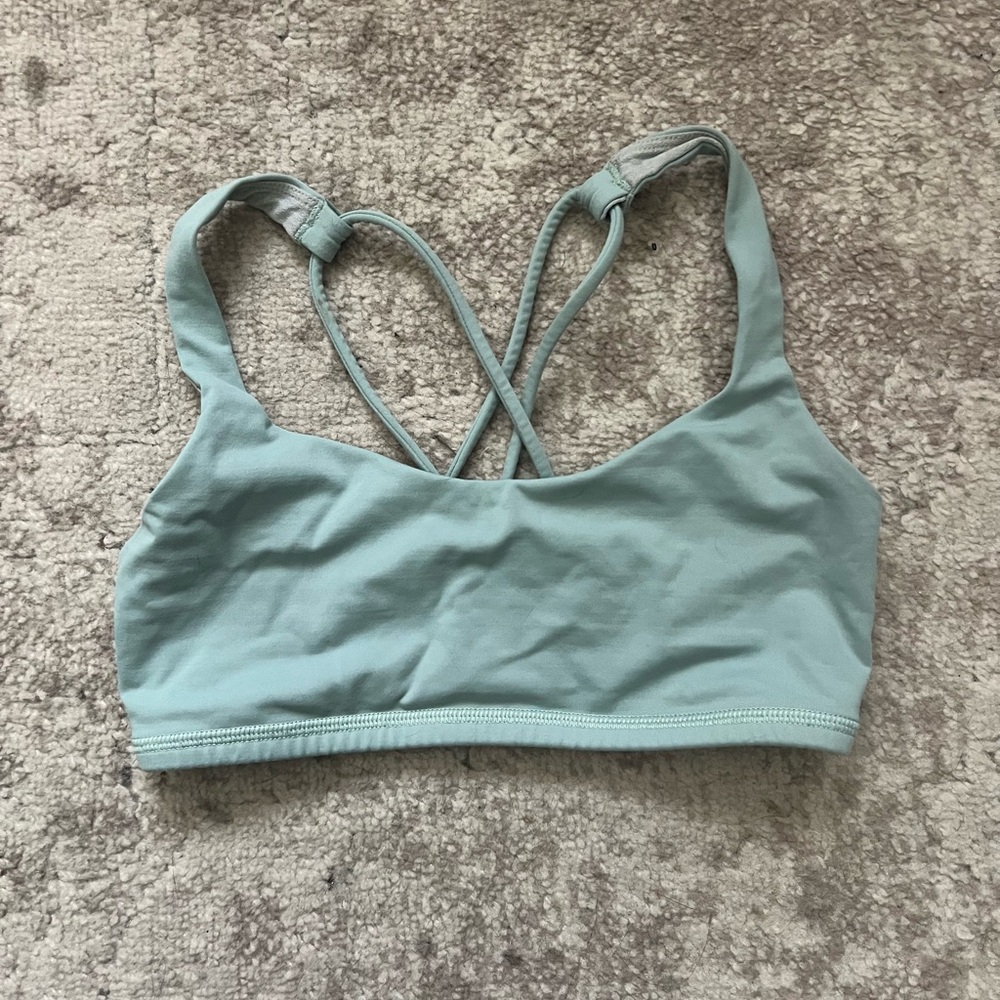 Women's Light Blue/Green Lululemon Sports Bra